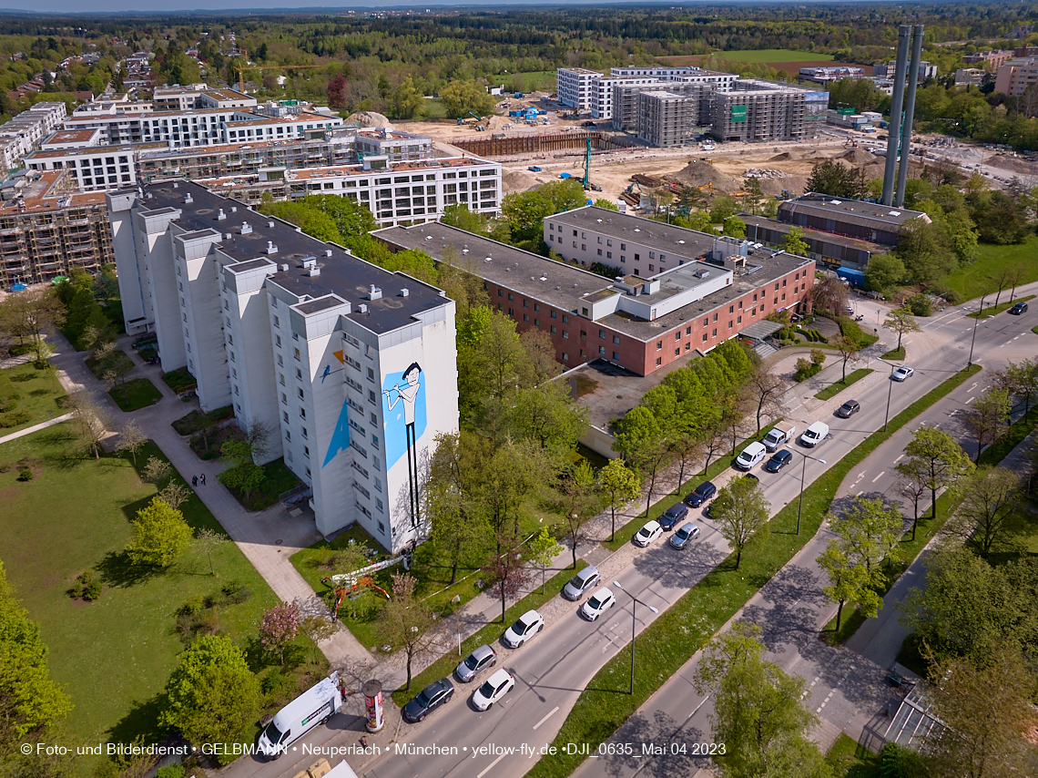 04.05.2023 - Graffiti am Karl-Marx-Ring 75 in Neuperlach